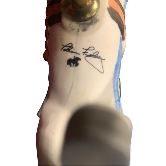 American Carousel Horse Tobin Fraley Limited Edition Music Box Signed 1599/4500 - Picture 5 of 7